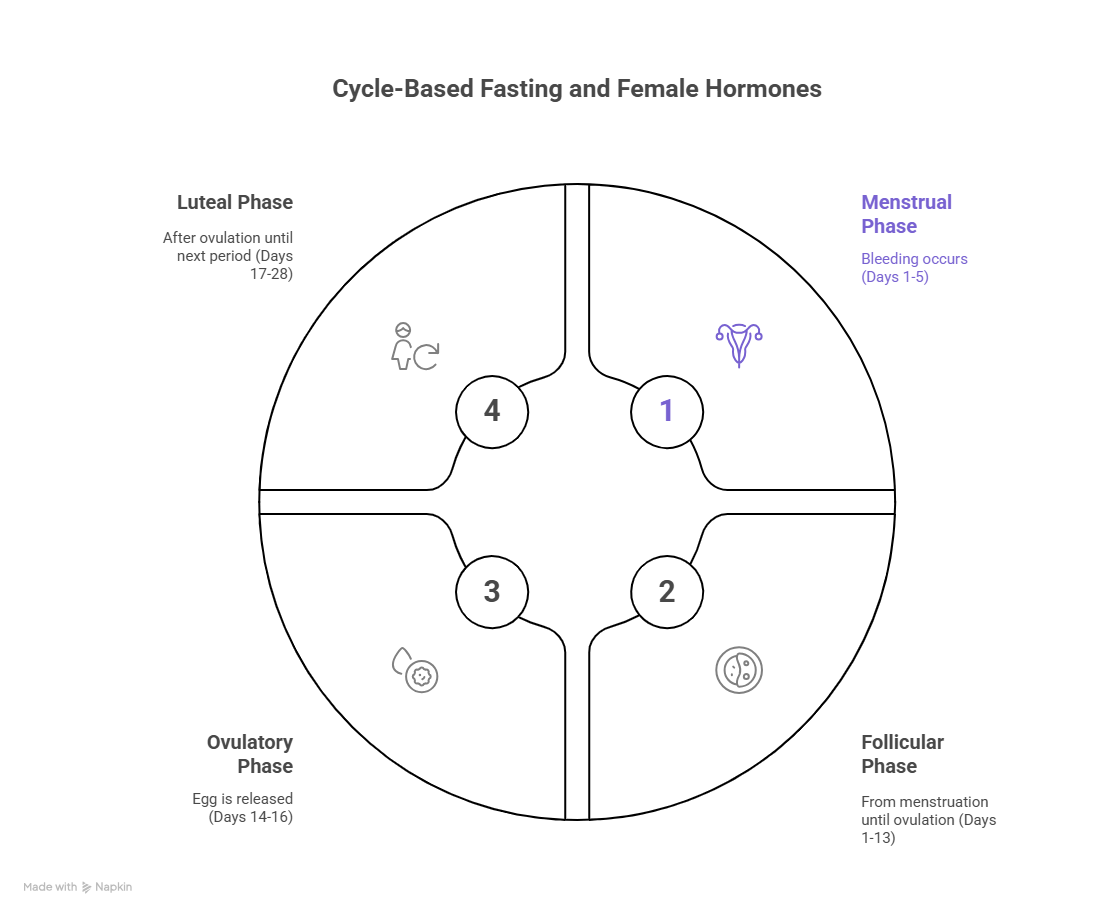 Understanding Cycle-Based Fasting and Female Hormones - visual selection
